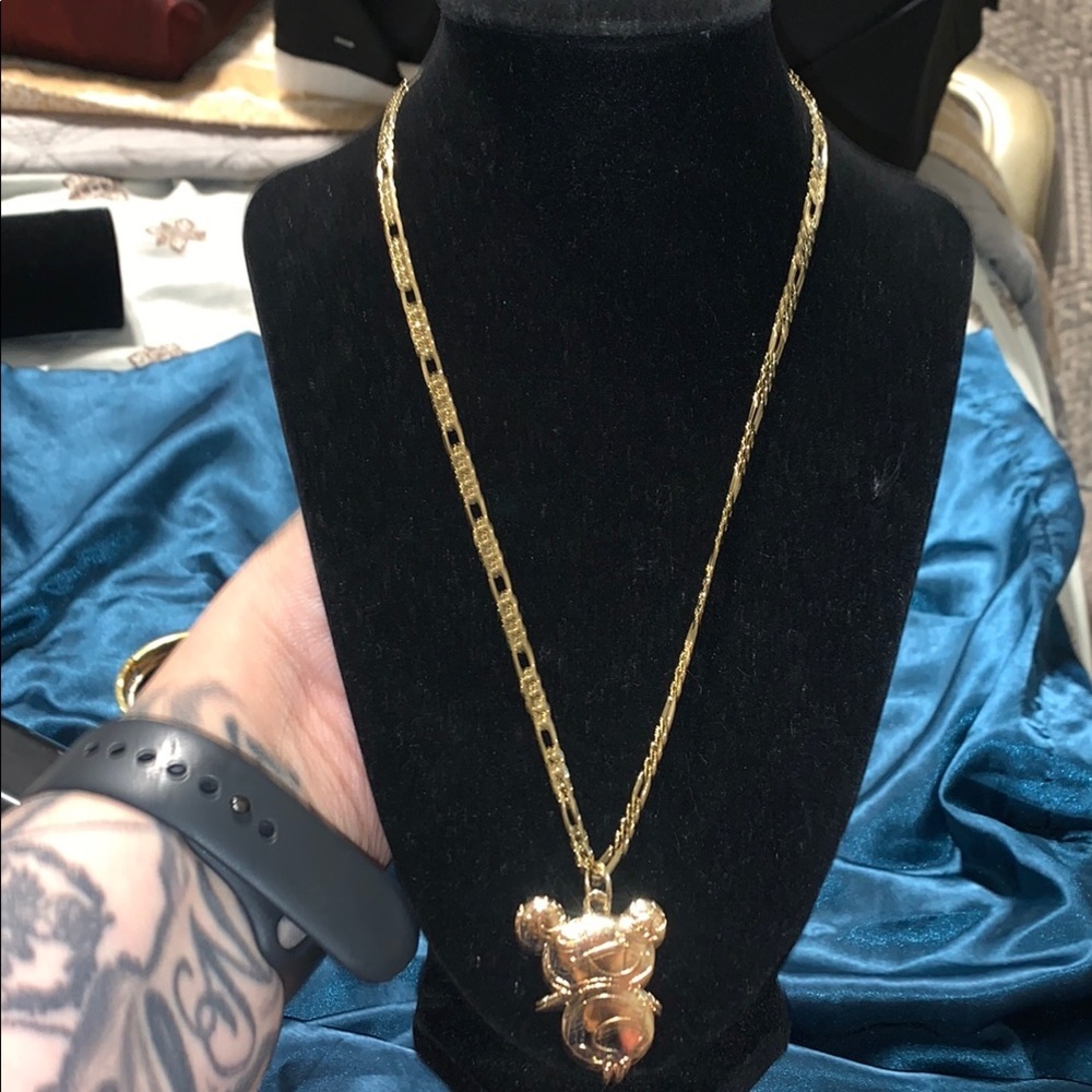 Louis Vuitton x Takashi Murakami Gold Necklace 20th Anniversary Pendant ONLY - Picture 2 of 8